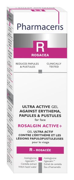 PHARMACERIS R Rosalgin Active+ facial gelis, 30 ml