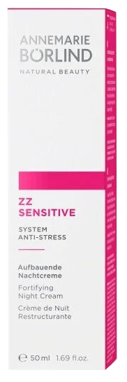 ANNEMARIE BORLIND ZZ Sensitive stangrinantis naktinis veido kremas, 50 ml