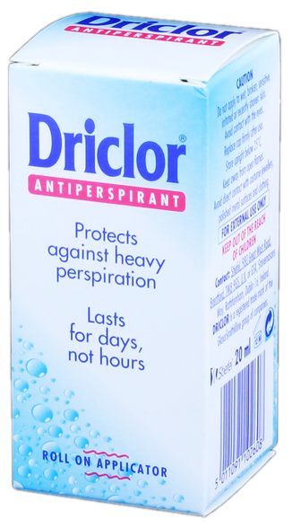 DRICLOR Roll-on dezodorantas, 20 ml