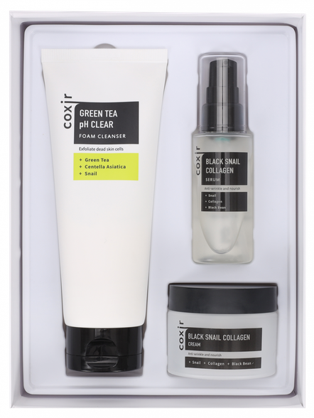 COXIR  Black Snail Collagen Gift Set  rinkinys, 1 vnt.