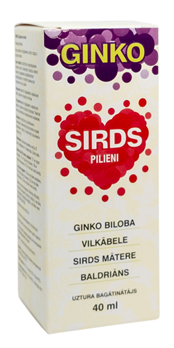 GINKO Širdis lašai, 40 ml