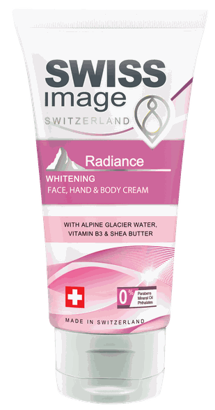 SWISS IMAGE Radiance Whitening Face, Hand & Body kremas, 75 ml