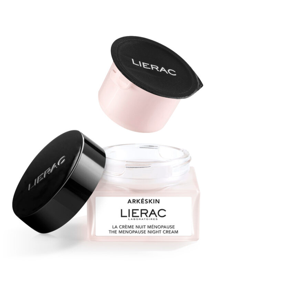 LIERAC Arkeskin The Menopause Night Refill veido kremas, 50 ml