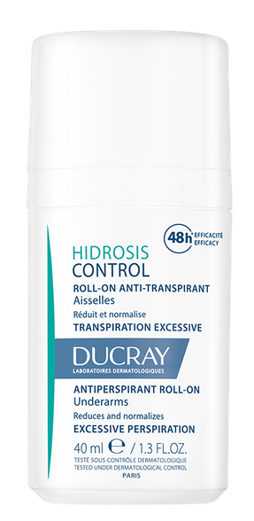 DUCRAY Hidrosis Control rutulinis dezodorantas, 40 ml