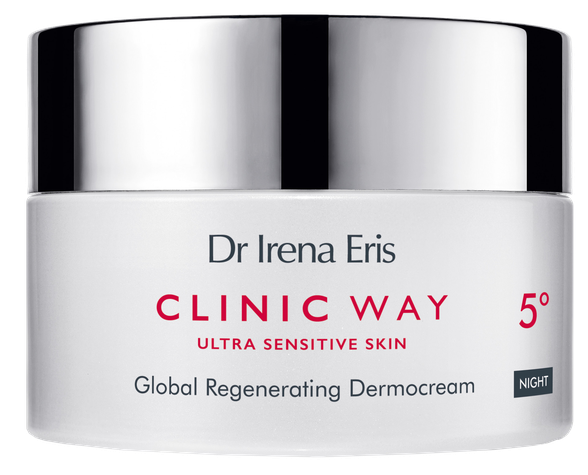 CLINIC WAY  5 Wrinkle Filling naktinis veido kremas, 50 ml