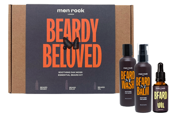 MEN ROCK Oak Moss, Beard Care rinkinys, 1 vnt.