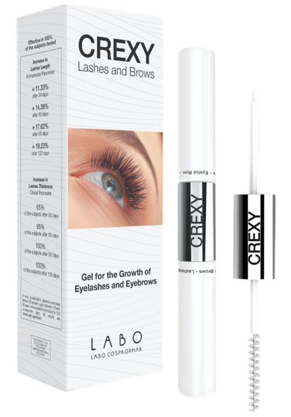 LABO Crexy Lashes And Brows serumas, 8 ml