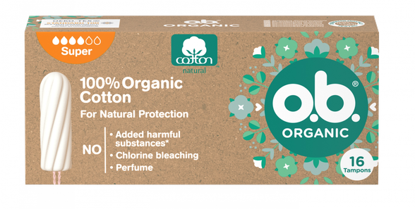 O.B. Organic Super tamponai, 16 vnt.