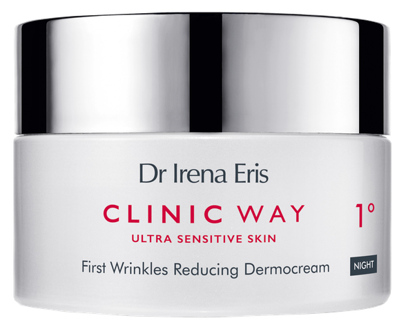 CLINIC WAY  1 First Wrinkles naktinis veido kremas, 50 ml