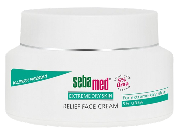 SEBAMED Extreme Dry Skin Urea 5% veido kremas, 50 ml