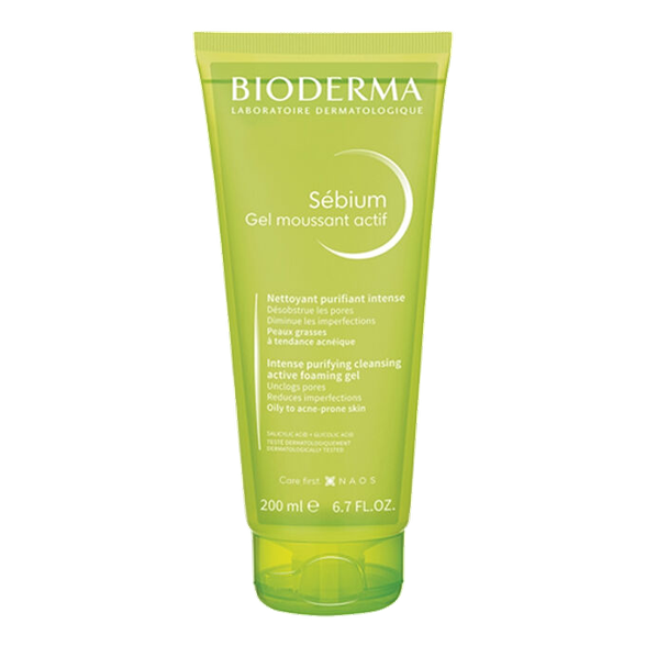 BIODERMA Sebium Active Foaming valomasis gelis, 200 ml