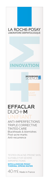 LA ROCHE-POSAY Effaclar Duo+M Unifiant veido kremas, 40 ml