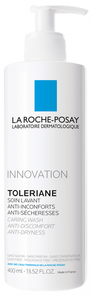 LA ROCHE-POSAY Toleriane švelni valomoji emulsija jautriai odai, 400 ml