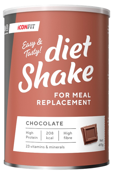 ICONFIT Diet Shake - Chocolate kokteilis, 495 g