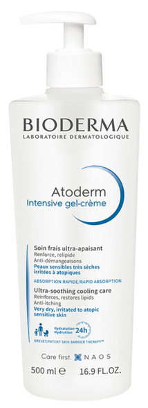 BIODERMA Atoderm Intensive gelis-kremas, 500 ml