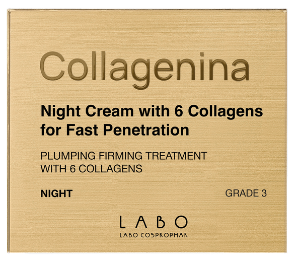 COLLAGENINA With 6 Collagens, Grade 3, Night veido kremas, 50 ml