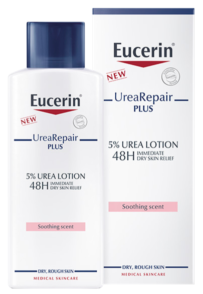 EUCERIN UreaRepair PLUS su 5% šlapalo losjonas, 250 ml