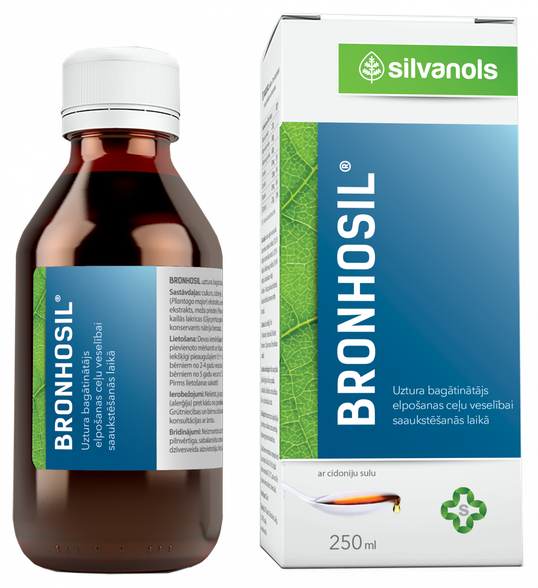 BRONHOSIL sirupas, 250 ml