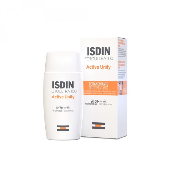 ISDIN FotoUltra100 Active Unify SPF50+ apsauginis kremas nuo saulės, 50 ml