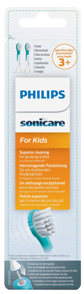 PHILIPS Sonicare KIDS HX6032/33 elektrinių dantų šepetėlių galvutės, 2 vnt.