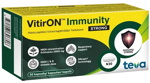 VITIRON Immunity kapsulės, 30 vnt.