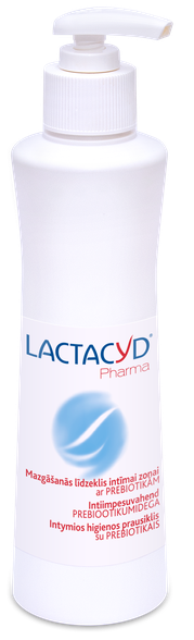 LACTACYD Pharma with prebiotics prausiklis intymiai zonai, 250 ml