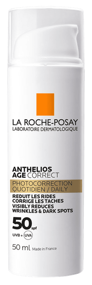 LA ROCHE-POSAY Anthelios Age Correct apsauginis kremas nuo saulės, 50 ml