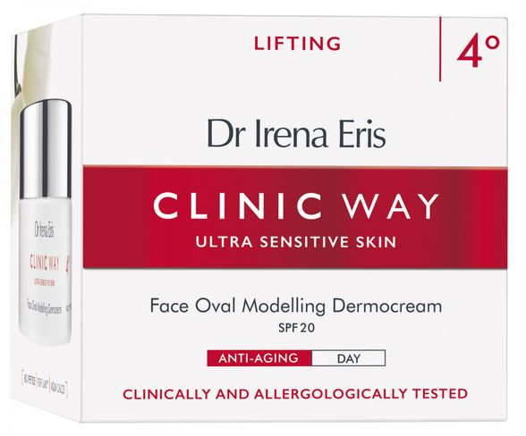 CLINIC WAY  4 Lifting SPF 20 dieninis veido kremas, 50 ml