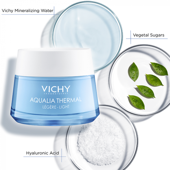 VICHY Aqualia Thermal Light veido kremas, 50 ml