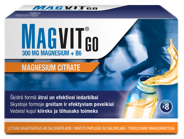 MAGVIT Go 300 mg (30 ml) buteliai, 8 vnt.