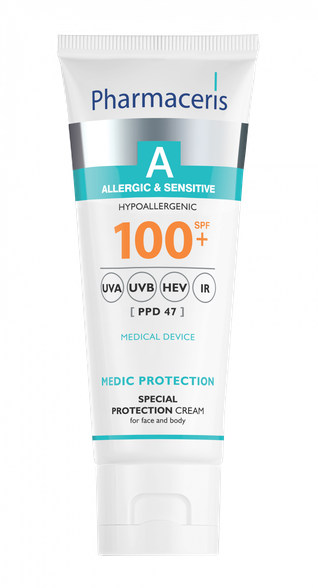 PHARMACERIS A Medic Protection MD SPF100+ apsauginis kremas nuo saulės, 75 ml