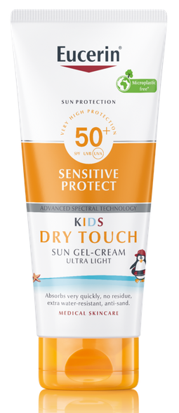 EUCERIN Sun Sensitive Protect SPF 50+ nuo saulės vaikams gelis-kremas, 200 ml