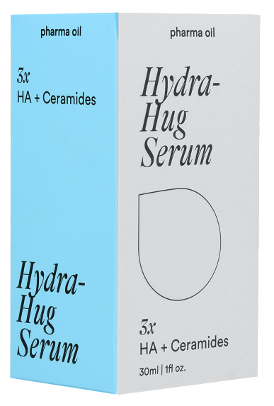 PHARMA OIL Hydra hug, Hialurono ir keramidų serumas, 30 ml