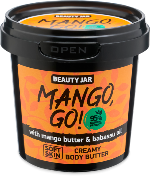 BEAUTY JAR Mango Go kūno kremas, 135 g