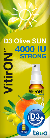 VITIRON D3 Olive Sun 4000 IU Strong purškiklis, 10 ml