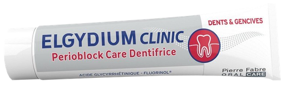 ELGYDIUM Clinic Perioblock Care dantų pasta, 75 ml