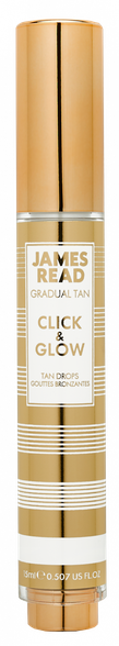 JAMES READ Gradual Tan Click & Glow Concentrated self-tanning lašai, 15 ml