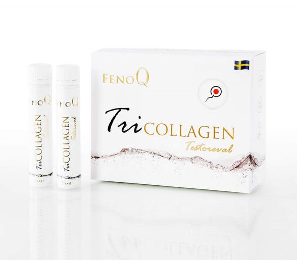 TRICOLLAGEN FenoQ Testoreval Man 25 ml ampulės, 14 vnt.