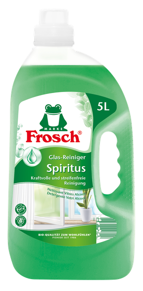 FROSCH Glass Cleaner Bio-Spirit valiklis, 5000 ml