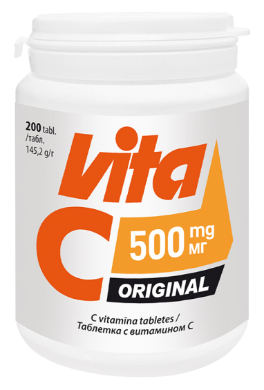 VITABALANS Vita C Original 500 mg tabletės, 200 vnt.