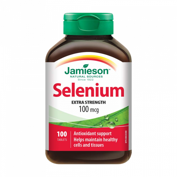 JAMIESON Selenium 100 mcg tabletės, 100 vnt.