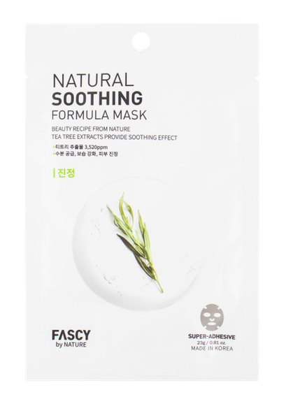 FASCY Natural Soothing veido kaukė, 23 g