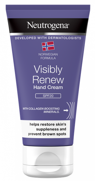 NEUTROGENA Visibly Renew SPF20 rankų kremas, 75 ml