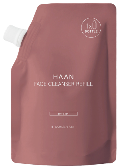 HAAN Face Cleanser Refill For Dry Skin valomasis gelis veidui, 200 ml