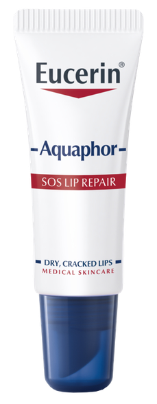 EUCERIN Aquaphor SOS atkuriamasis lūpų balzamas, 10 ml