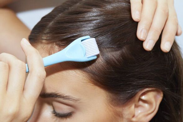 HAIRBURST Derma Scalp Roller masažo volelis, 1 vnt.