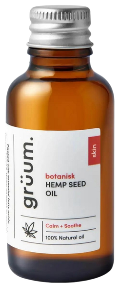 GRUUM Botanisk Hemp Seed veido aliejus, 30 ml