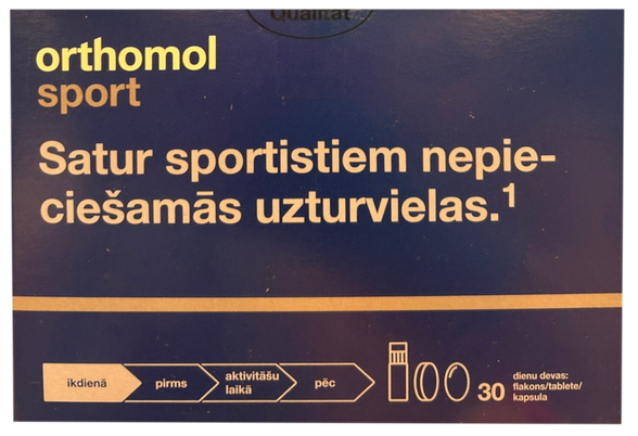 ORTHOMOL Sport dozė, 30 vnt.