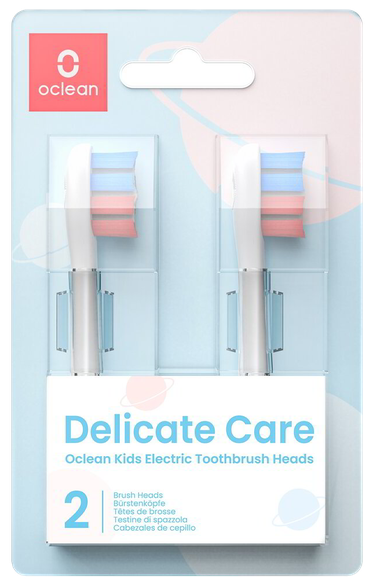 OCLEAN Electric Kids elektrinių dantų šepetėlių galvutės, 2 vnt.