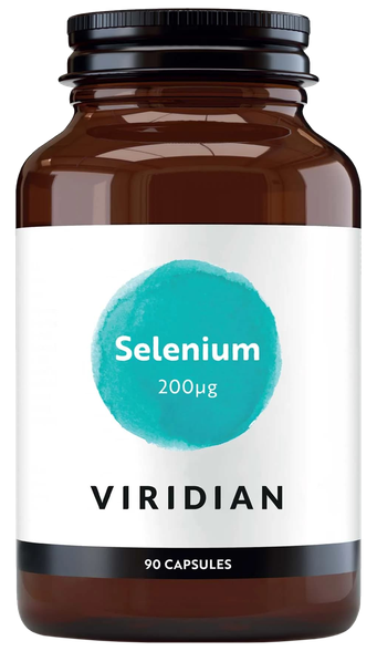 VIRIDIAN Selenium 200 µg kapsulės, 90 vnt.